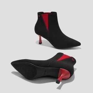 Vivaia Pointed-Toe Ankle Heel Boots (Alexandra)